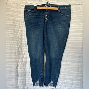 Abercrombie & Fitch Super Skinny High Rise Ankle Jeans